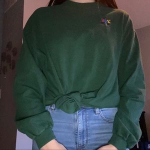 Oversized green long sleeve